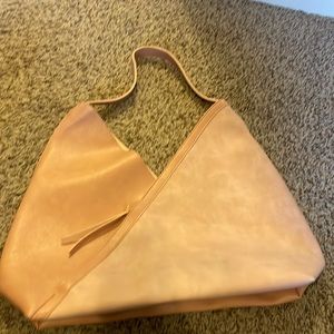 Pink shoulder tote bag